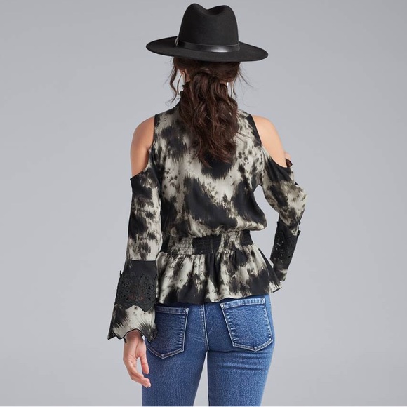 Venus Boho Tie Dye Lace Top - Picture 6 of 6